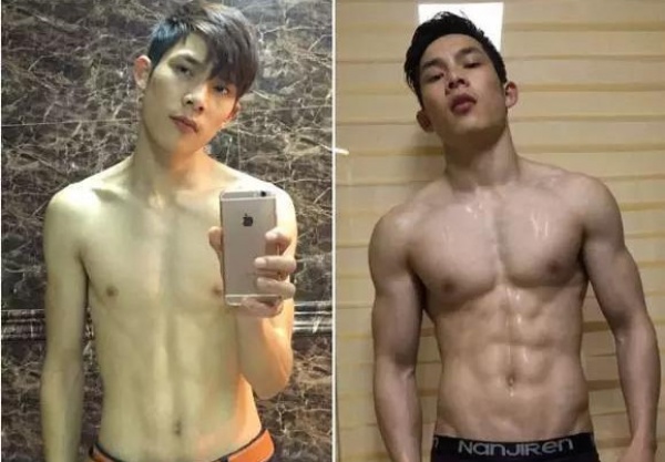 中国小伙，健身半年，从瘦猴变身肌肉型男，人生就要这么彪悍！