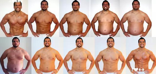 肌肉男到死胖子再到肌肉男，看完你就知道减肥有多难了！